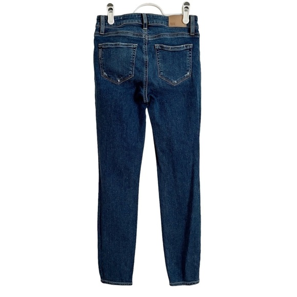 PAIGE Verdugo Ankle Distressed Skinny Jeans in Roadhouse Destructed 26 - Picture 4 of 17